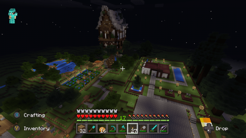 Minecraft Bedrock Treehouse