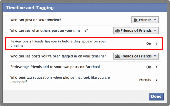 facebook tagging