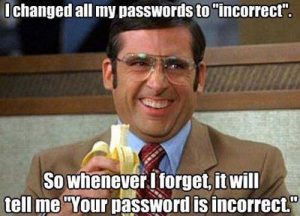what passwords not to use