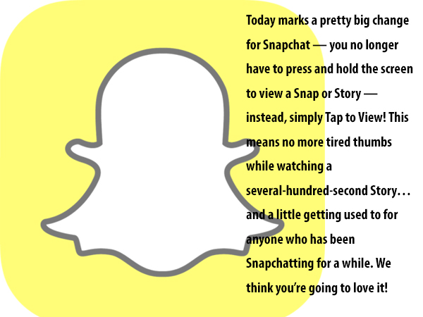 Snapchat blog post
