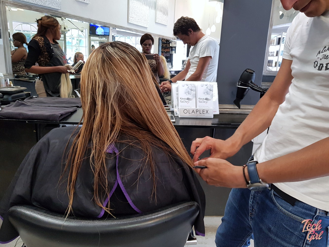 hair done on the move