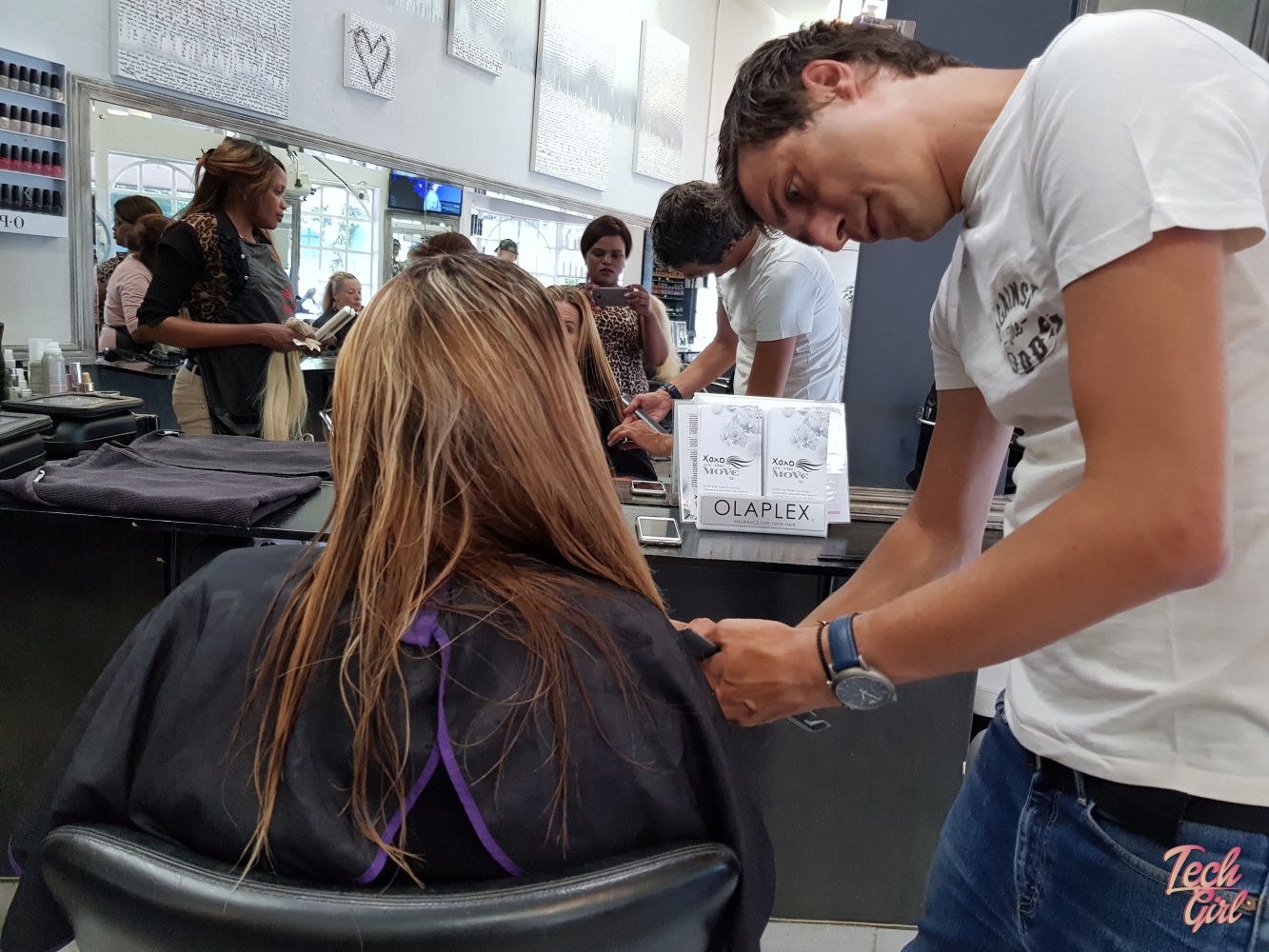 hair done on the move