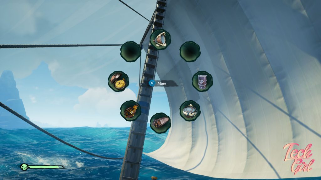 Sea of Thieves The Hungering Deep item wheel slots