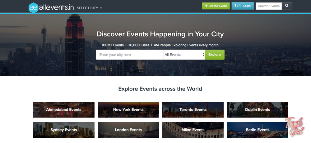 all events in the city