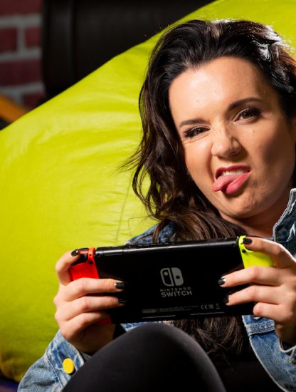 tech girl nintendo switch