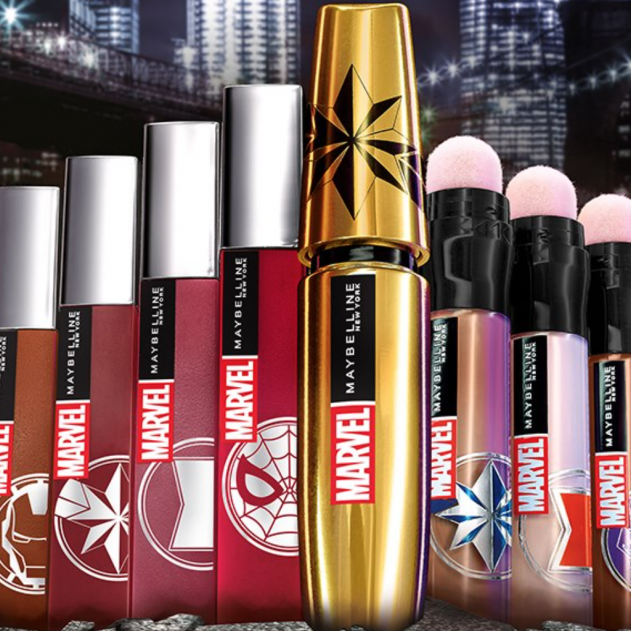 maybelline marvel collab