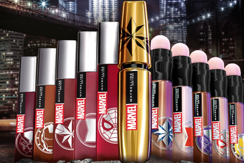 maybelline marvel collab