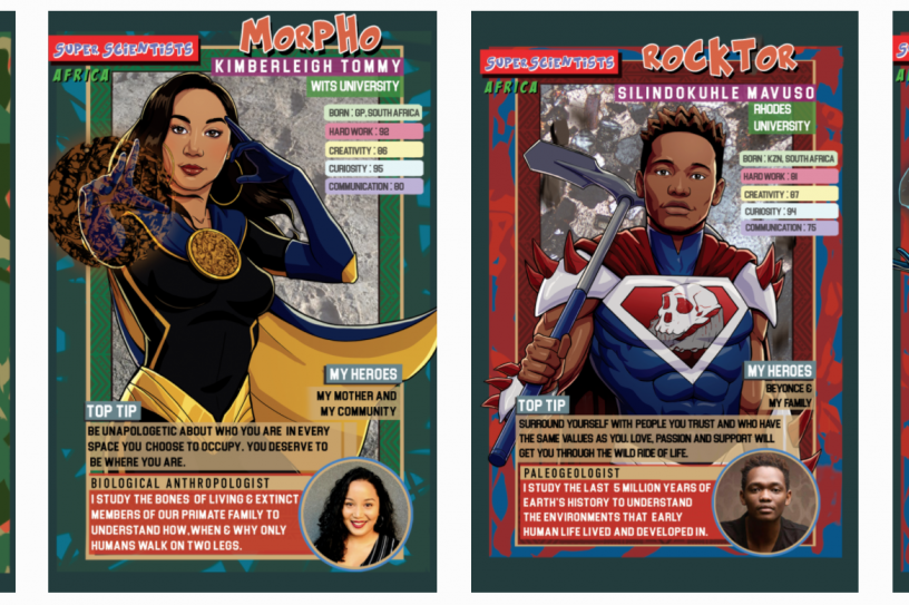 South African scientists are now Super Hero trading cards!