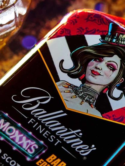 Mad Moxxi Ballantines whisky