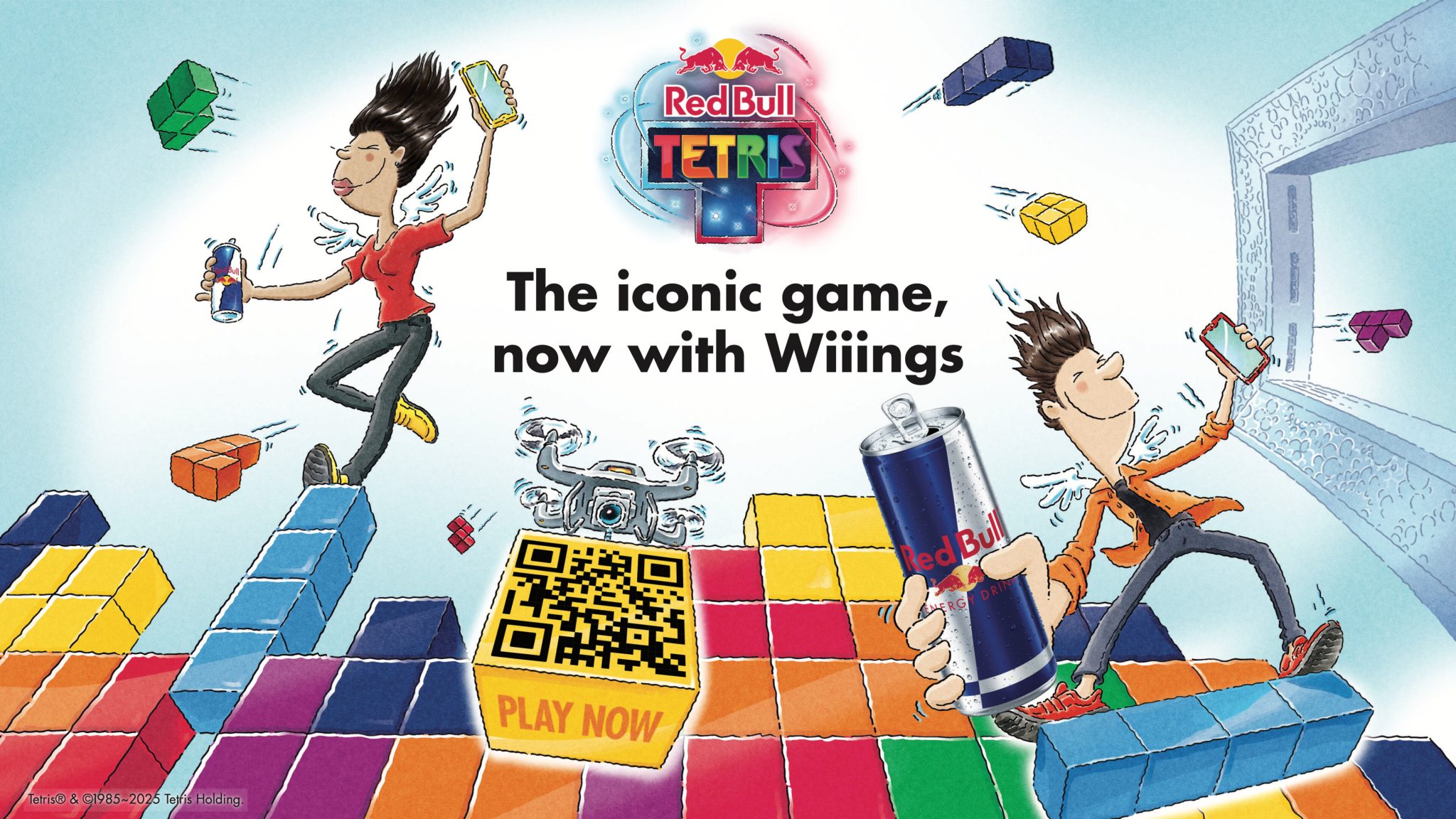 red bull tetris